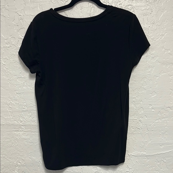 Philosophy Black and White Relaxed LOVE ALWAYS WINS Short Sleeve Tee - Picture 6 of 7